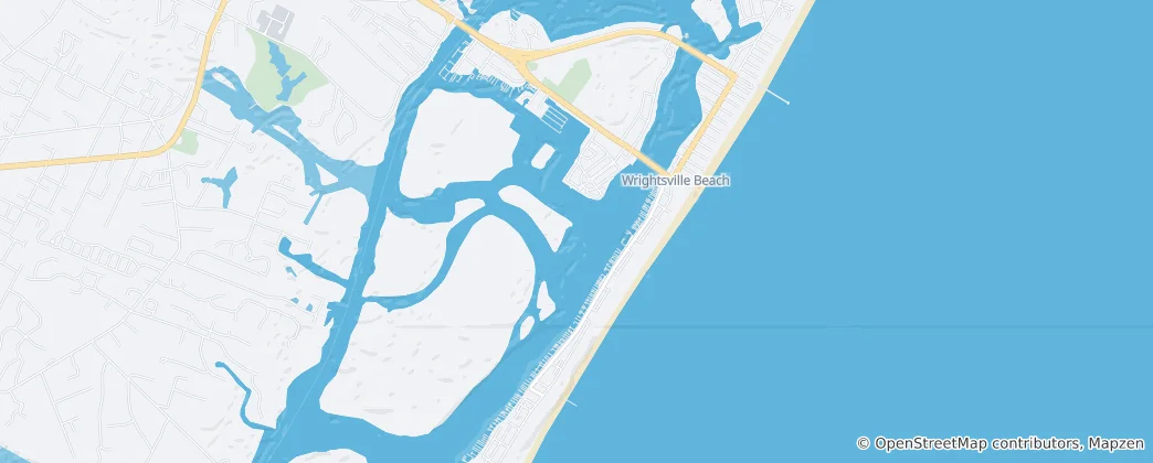 Karte von Wrightsville Beach