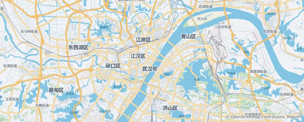 Térkép: Vuhan