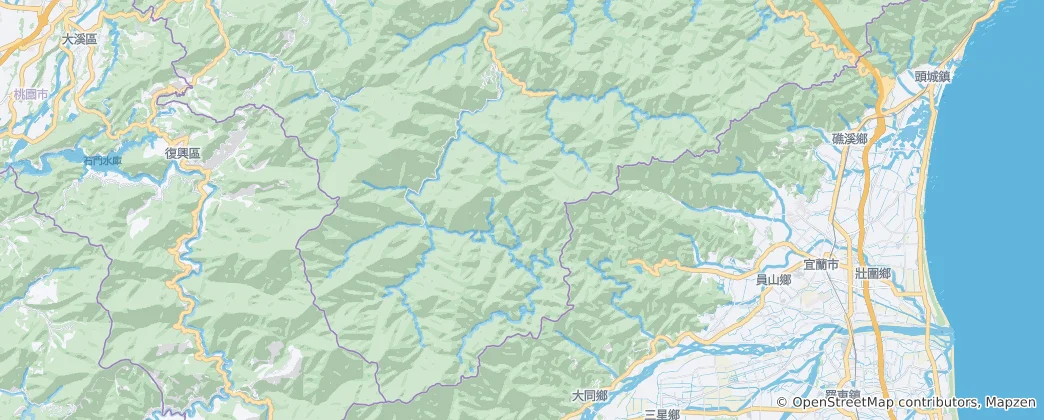 Map of Wulai District