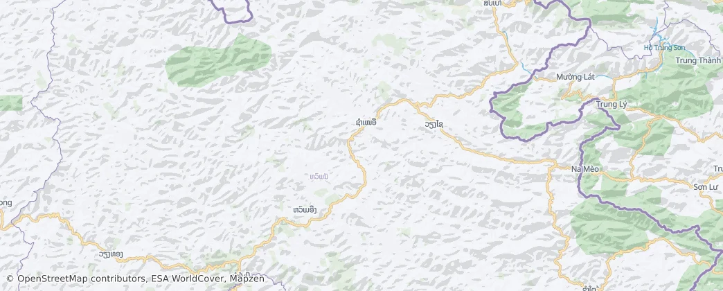 Xam Neua — Map