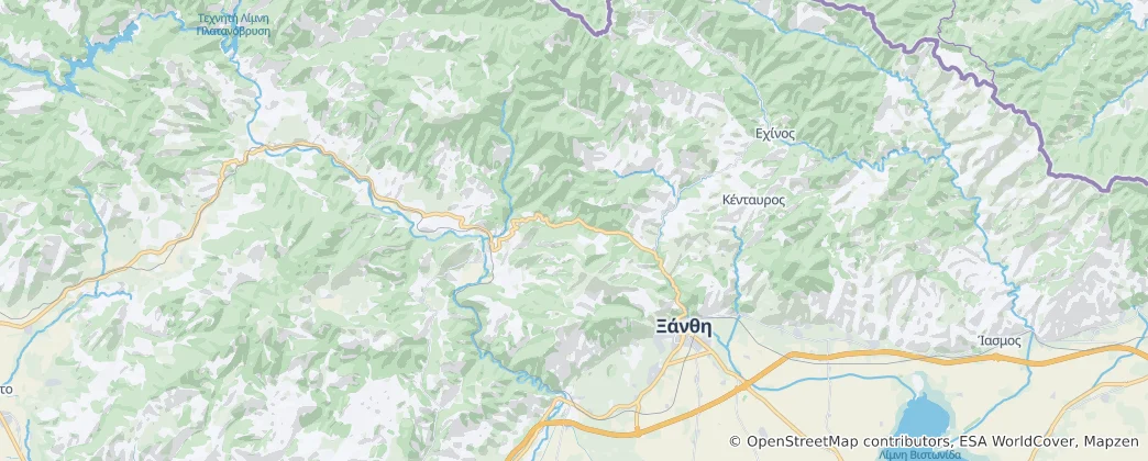克桑西 地图