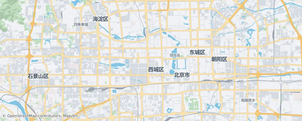 Xicheng District — mapa