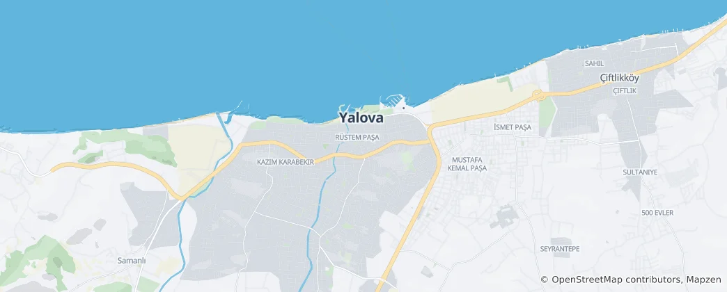 Térkép: Yalova