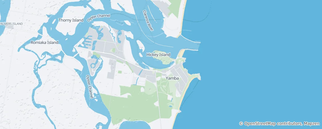 Kaart van Yamba