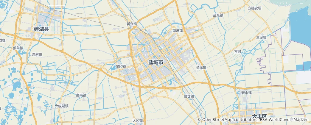 Yancheng Haritası