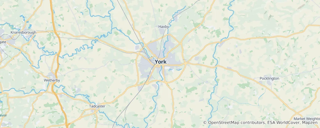 Map of York