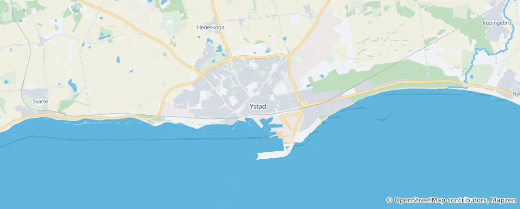 Mapa De Ystad