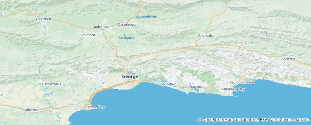 George Local Municipality 지도