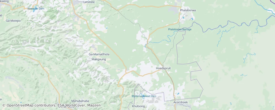 Maruleng Local Municipality — Mapa