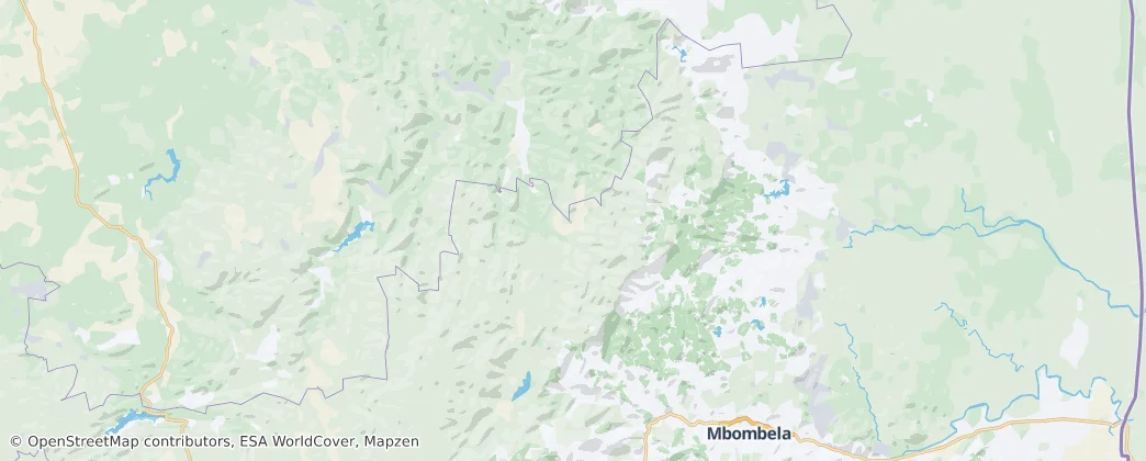 Map of Thaba Chweu Local Municipality