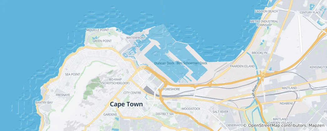 Mapa City of Cape Town 115