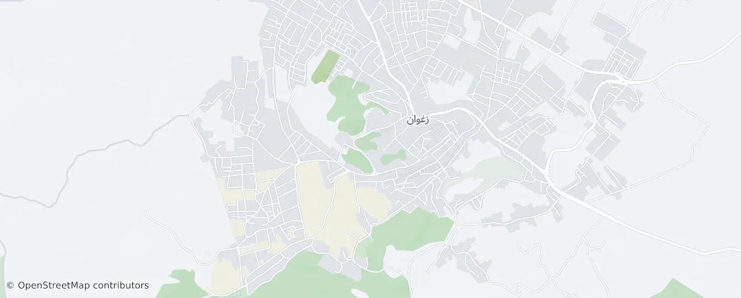 Zaghouan — Map