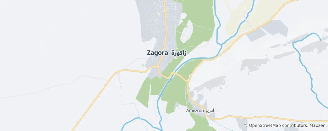 Map of Zagora