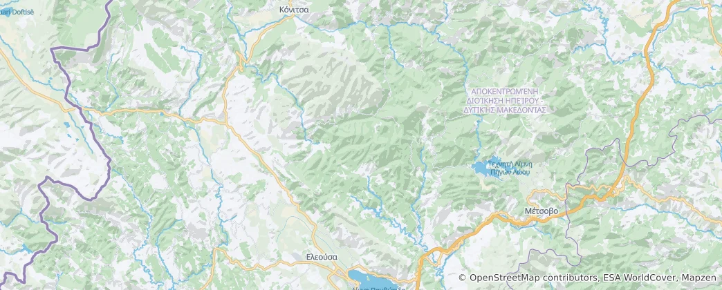 Mappa di Zagori