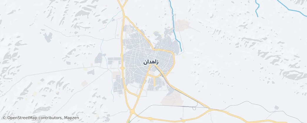 Zahedan — Mappa