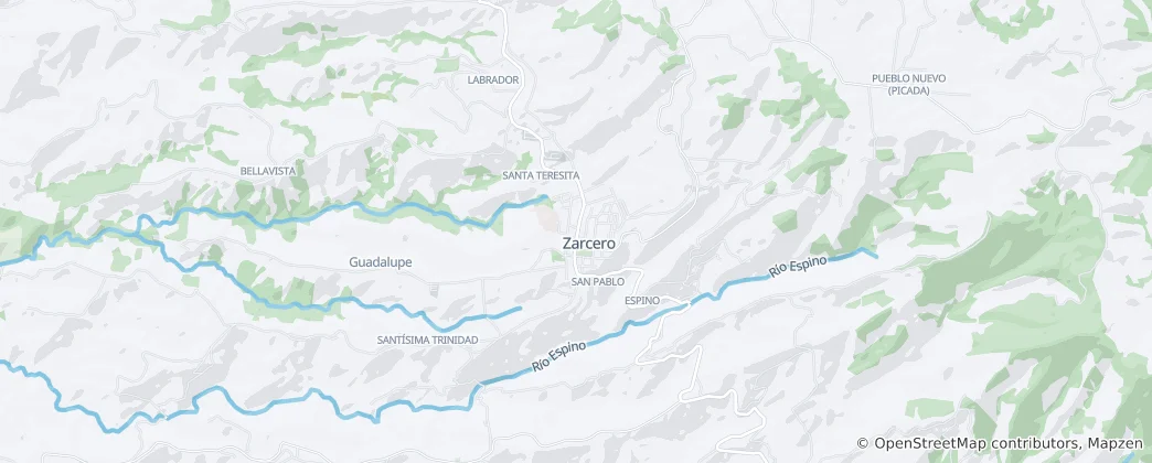 Map of Zarcero
