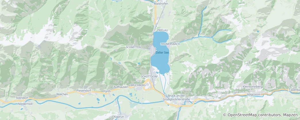 Térkép: Zell am See