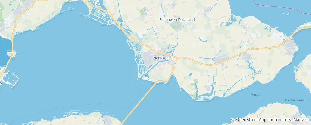 Karte von Zierikzee