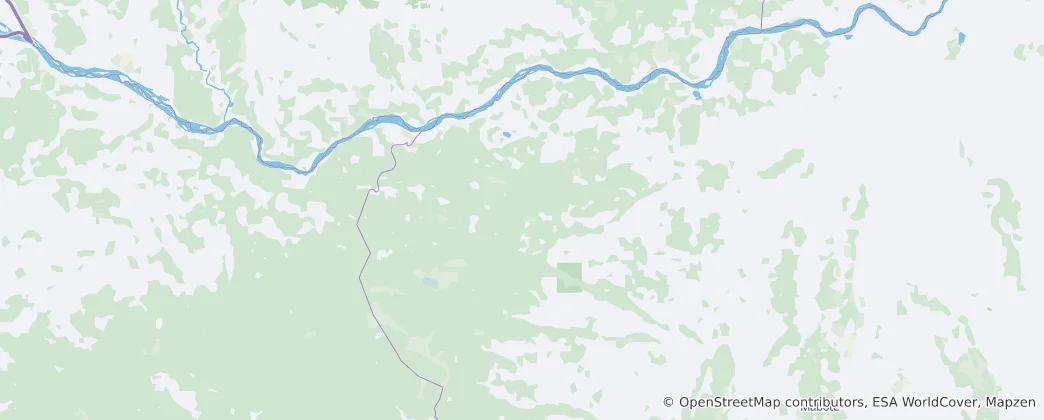 Mapa Zinave National Park