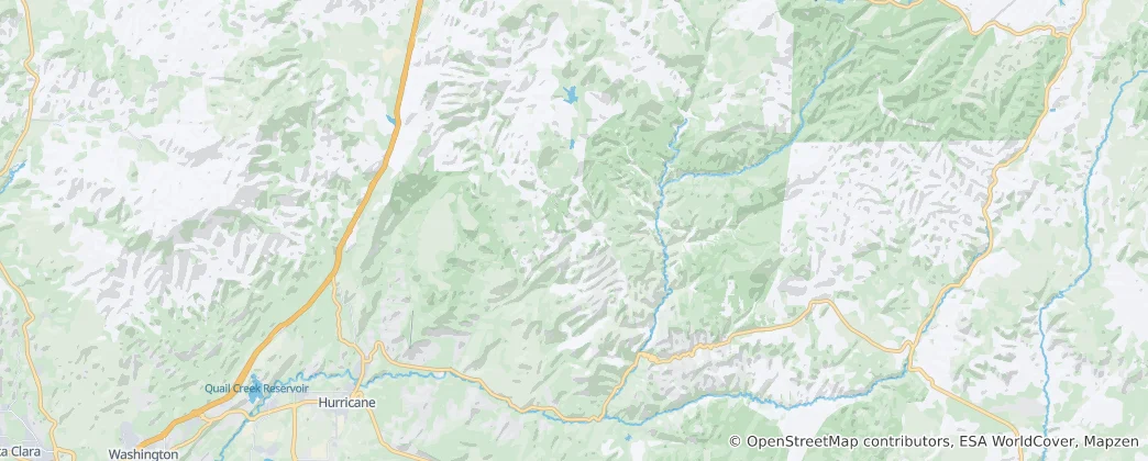 Mappa di Parco nazionale di Zion