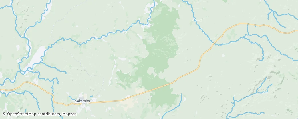 Zombitse Vohibasia National Park — Map