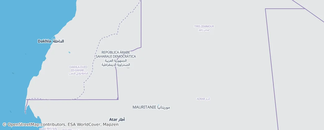 Zoueratt — Map