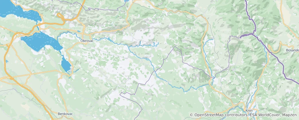 Carte de Zrmanja