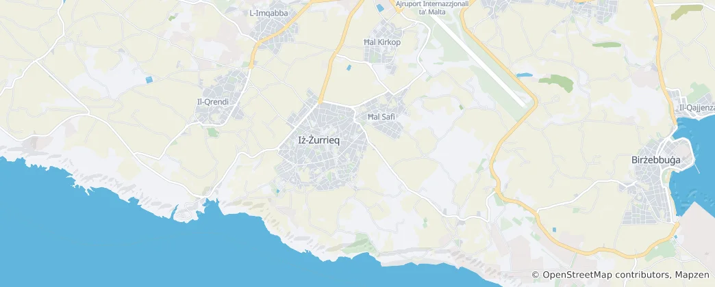 Map of Żurrieq