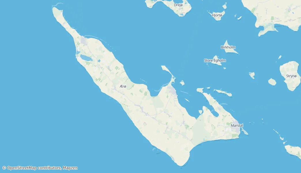Ærø — 지도