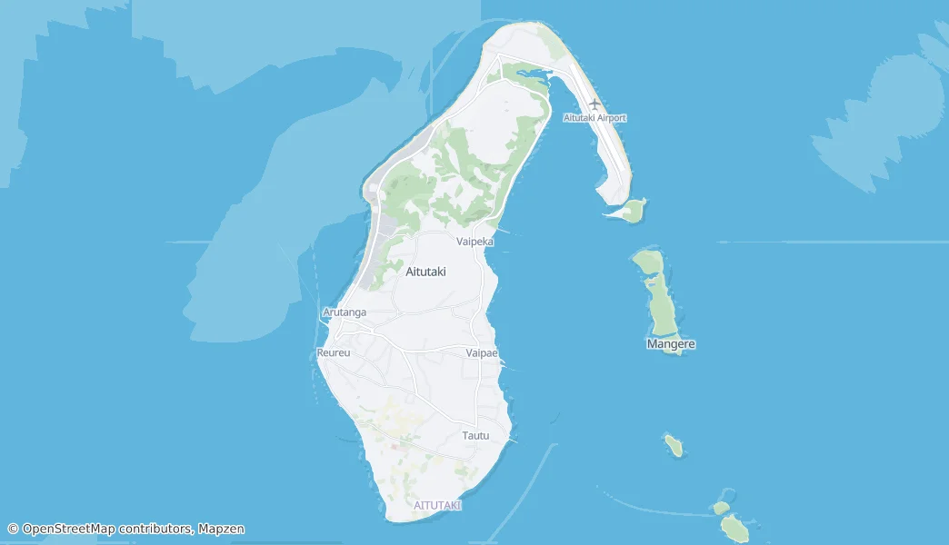 Aitutaki — Map