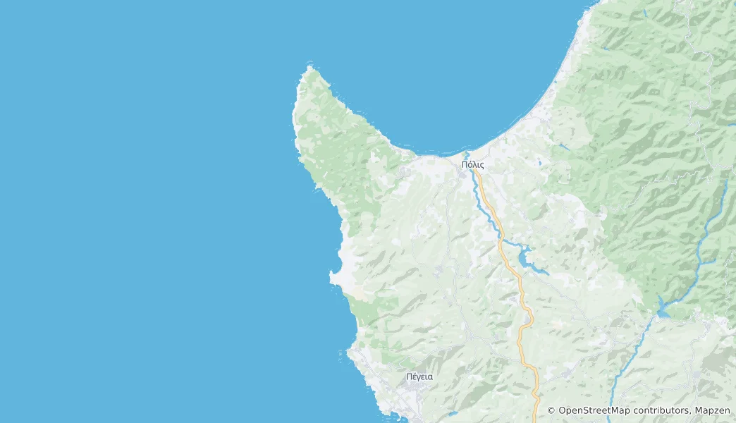 Karte von Akamas Peninsula