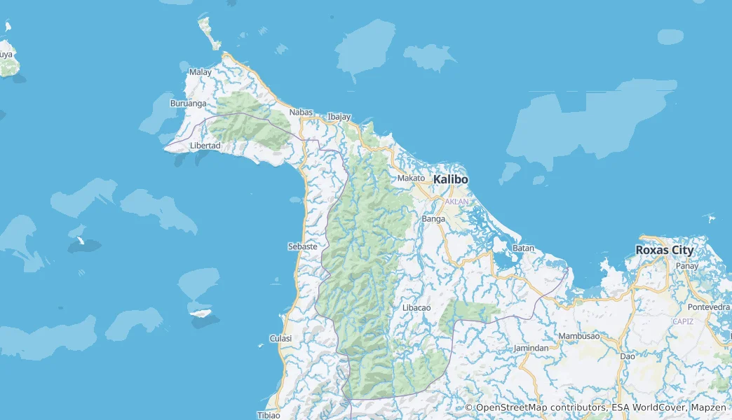Karte von Aklan