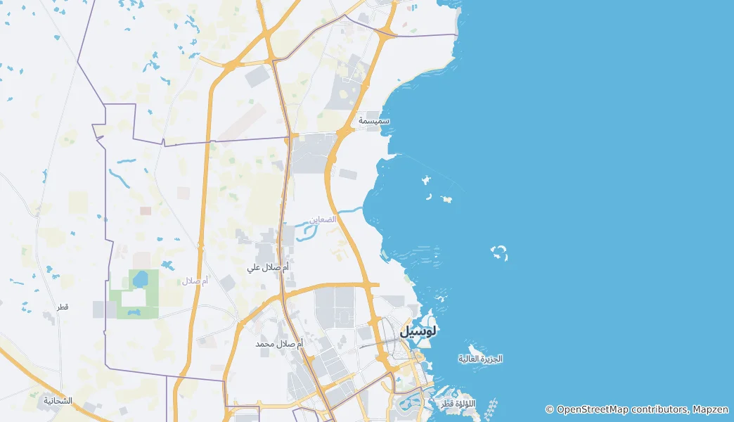 Mapa Al Daayen