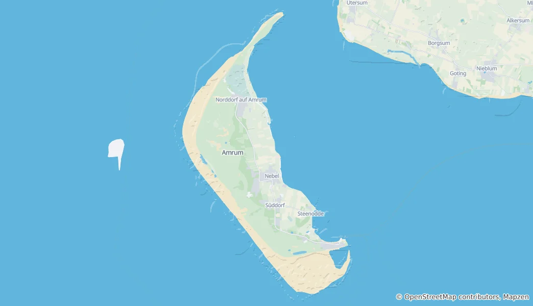 Karte von Amrum
