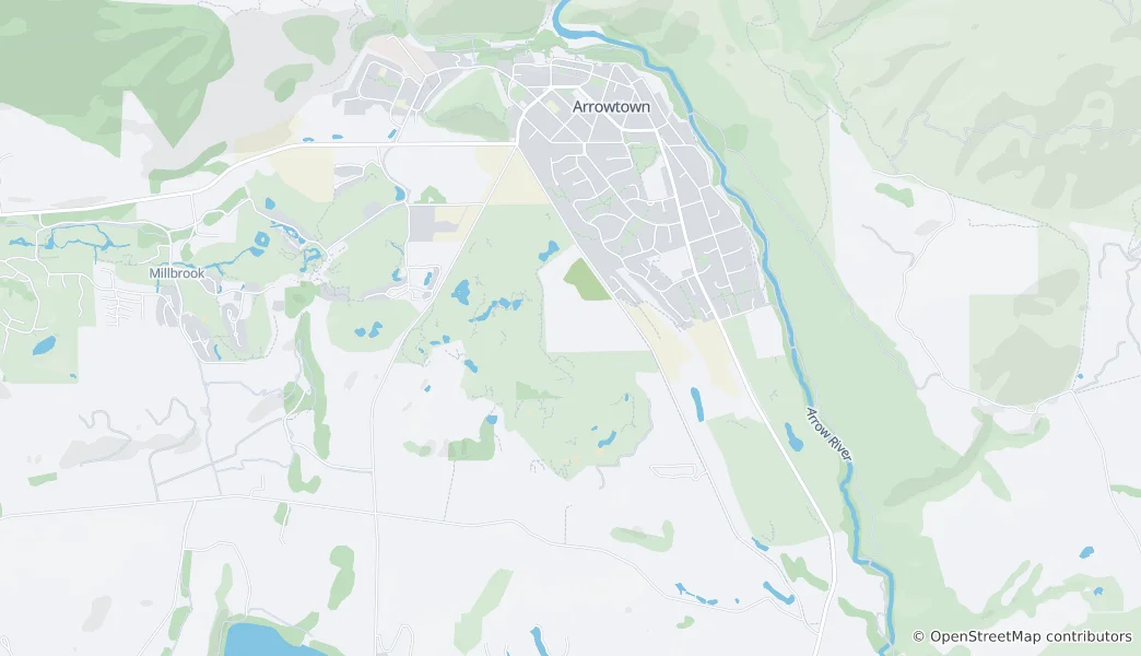 Map of Arrowtown Ward