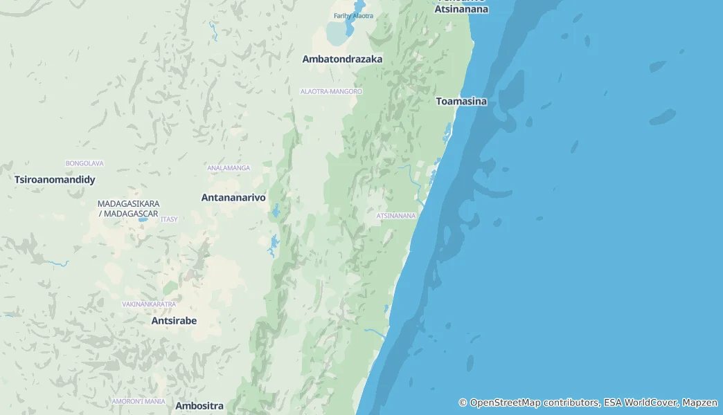 Map of Atsinanana