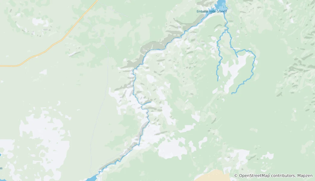 Mapa Atuel Canyon