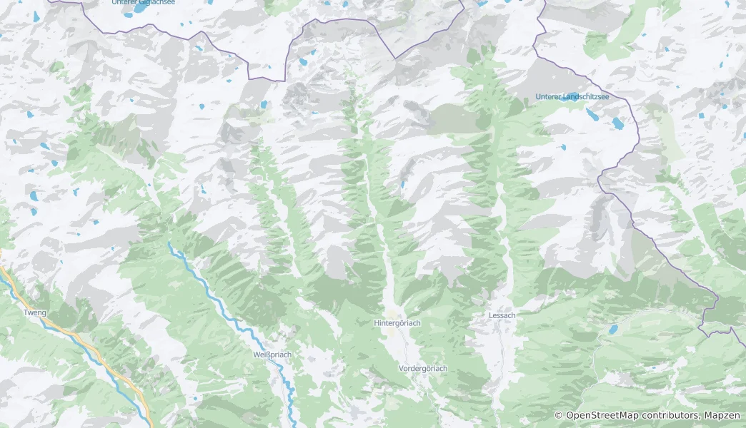 Mapa Göriach