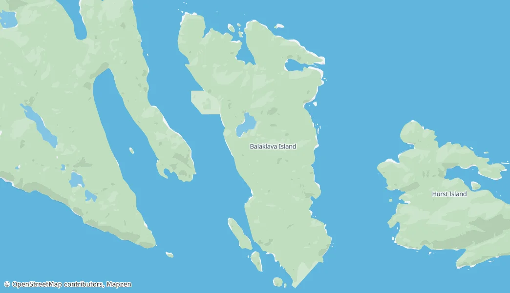 Balaklava Island — Mapa