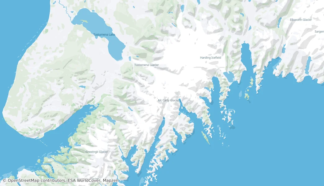Kenai Fjords National Park — Map