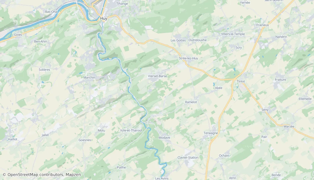 Mappa di Modave