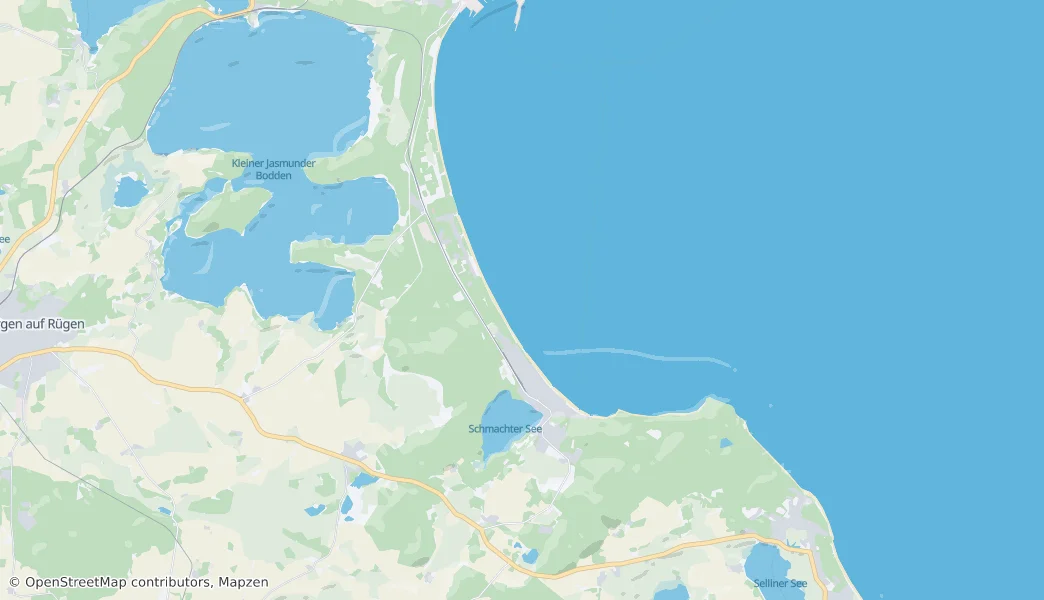 Binz — Mapa