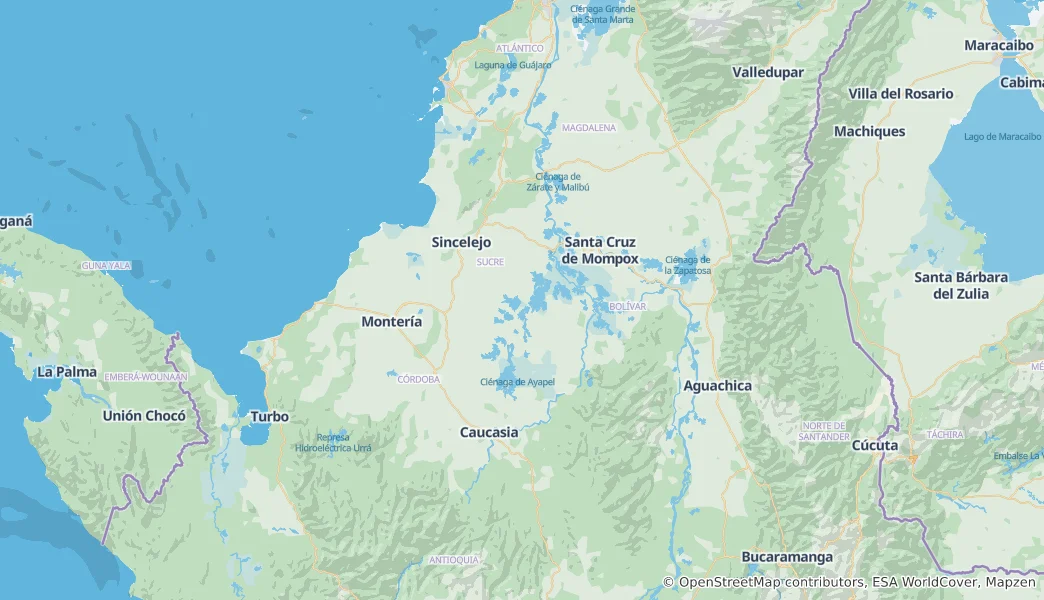 Mapa Bolívar
