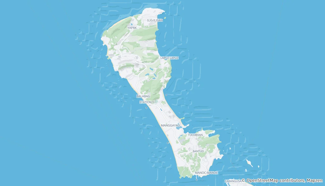 Mapa Boracay