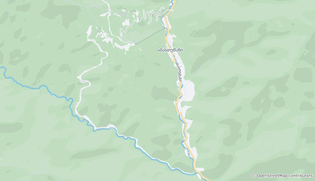 Mappa di Borjom-Kharagauli National Park