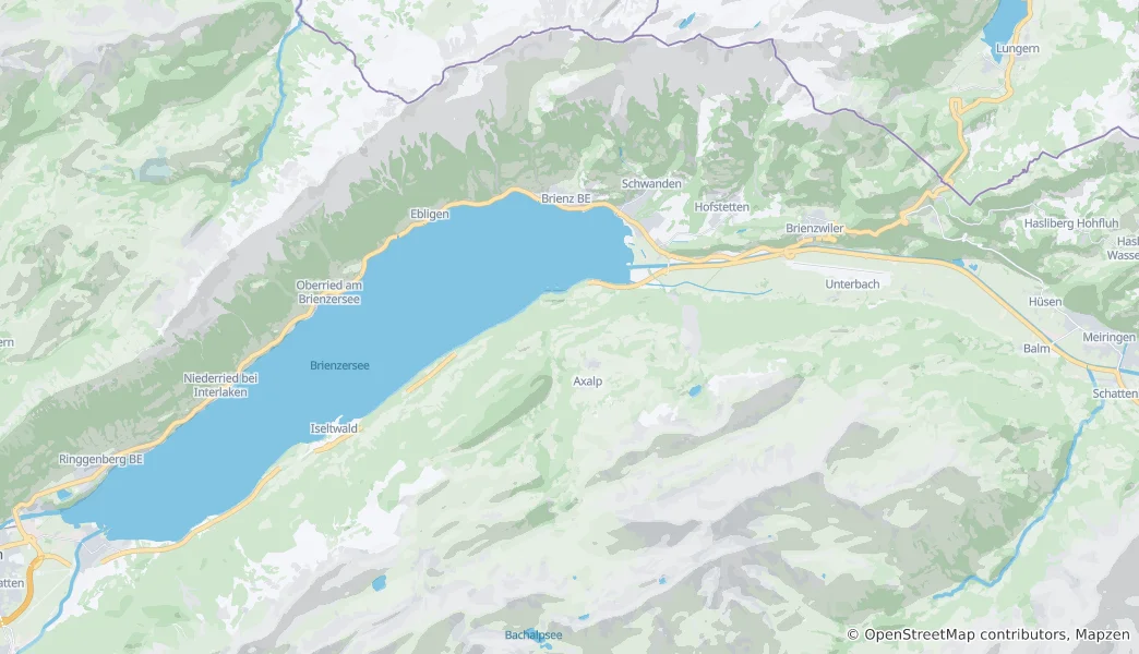 Mapa Brienz
