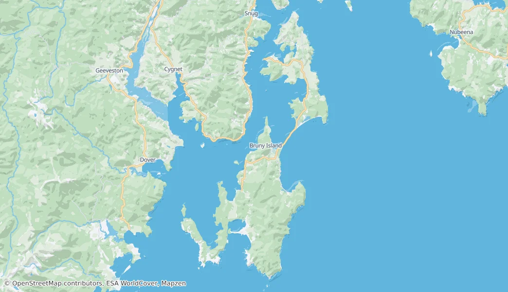 布鲁尼岛 — 地图