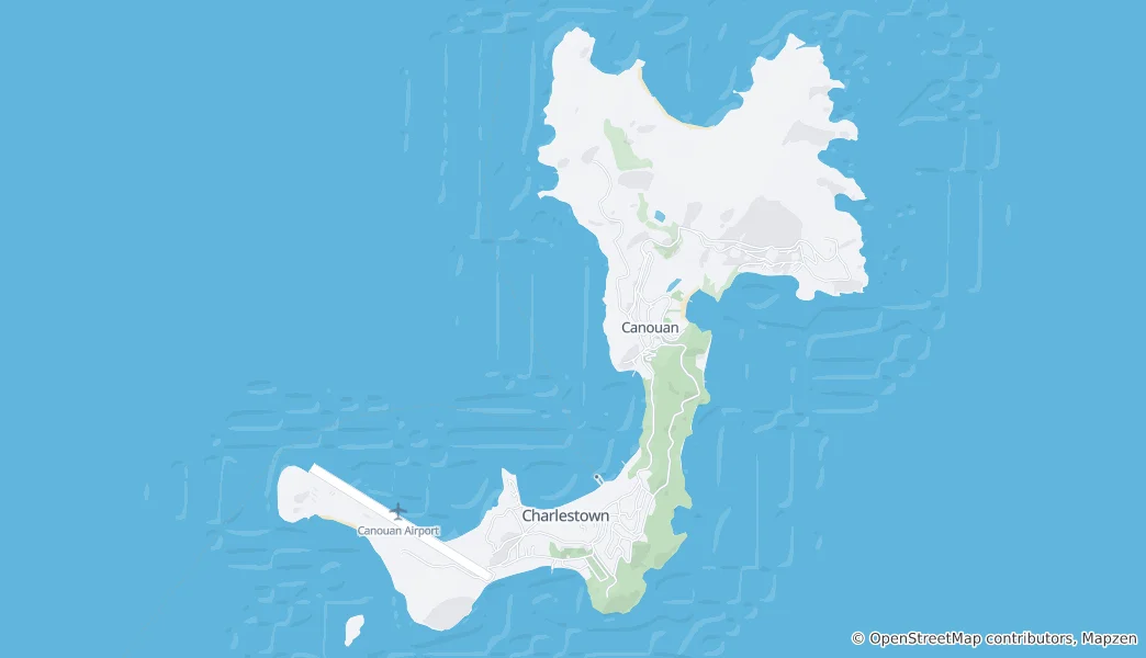 Map of Canouan