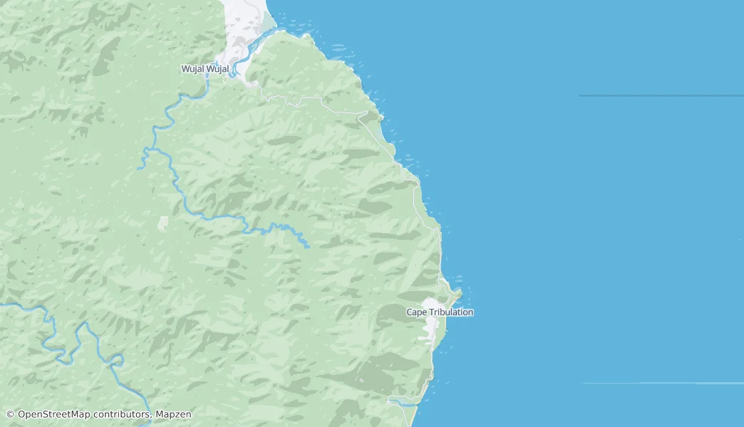 Cape Tribulation — Map