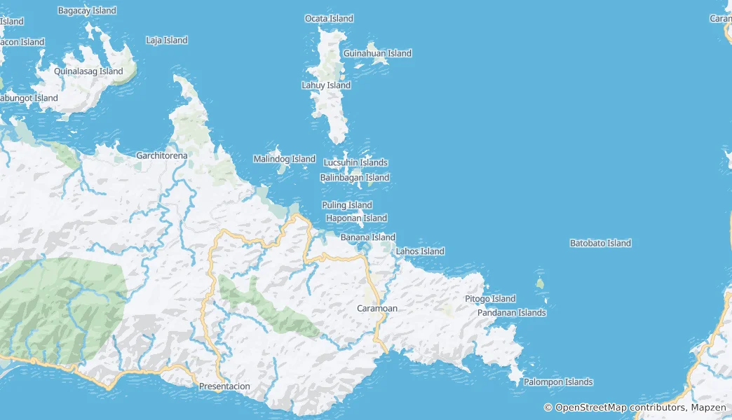 Mapa Caramoan